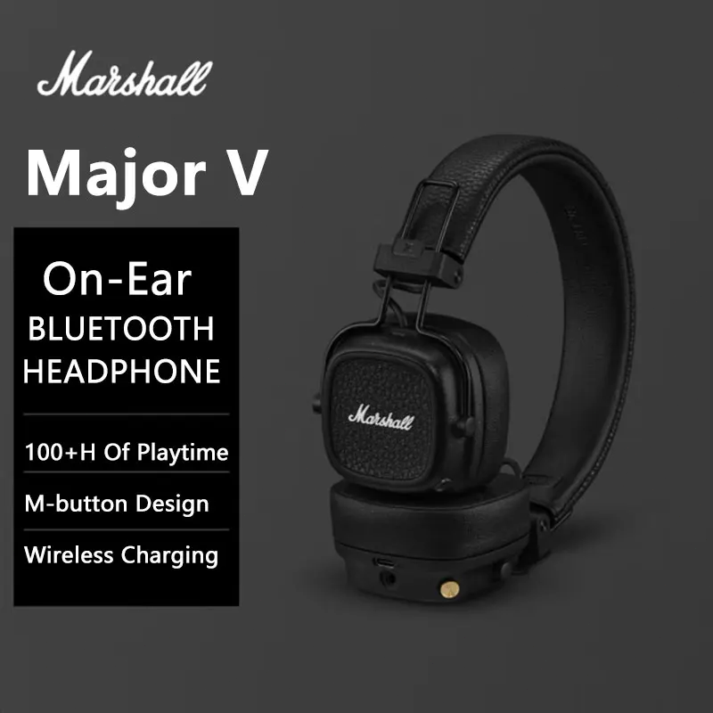 Sleep Mask Headphones Bluetooth - سماعة رأس مارشال ميجر V اللاسلكية
