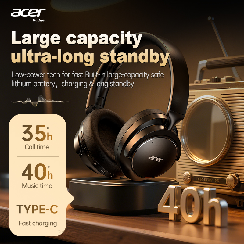 سماعات أيسر Ohr560 اللاسلكية ب - مراجعة Anc Wireless Over Ear Headphones وسعره