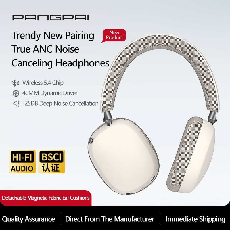 سماعات بلوتوث جديدة فوق الأذن  - مراجعة Anc Wireless Over Ear Headphones وسعره