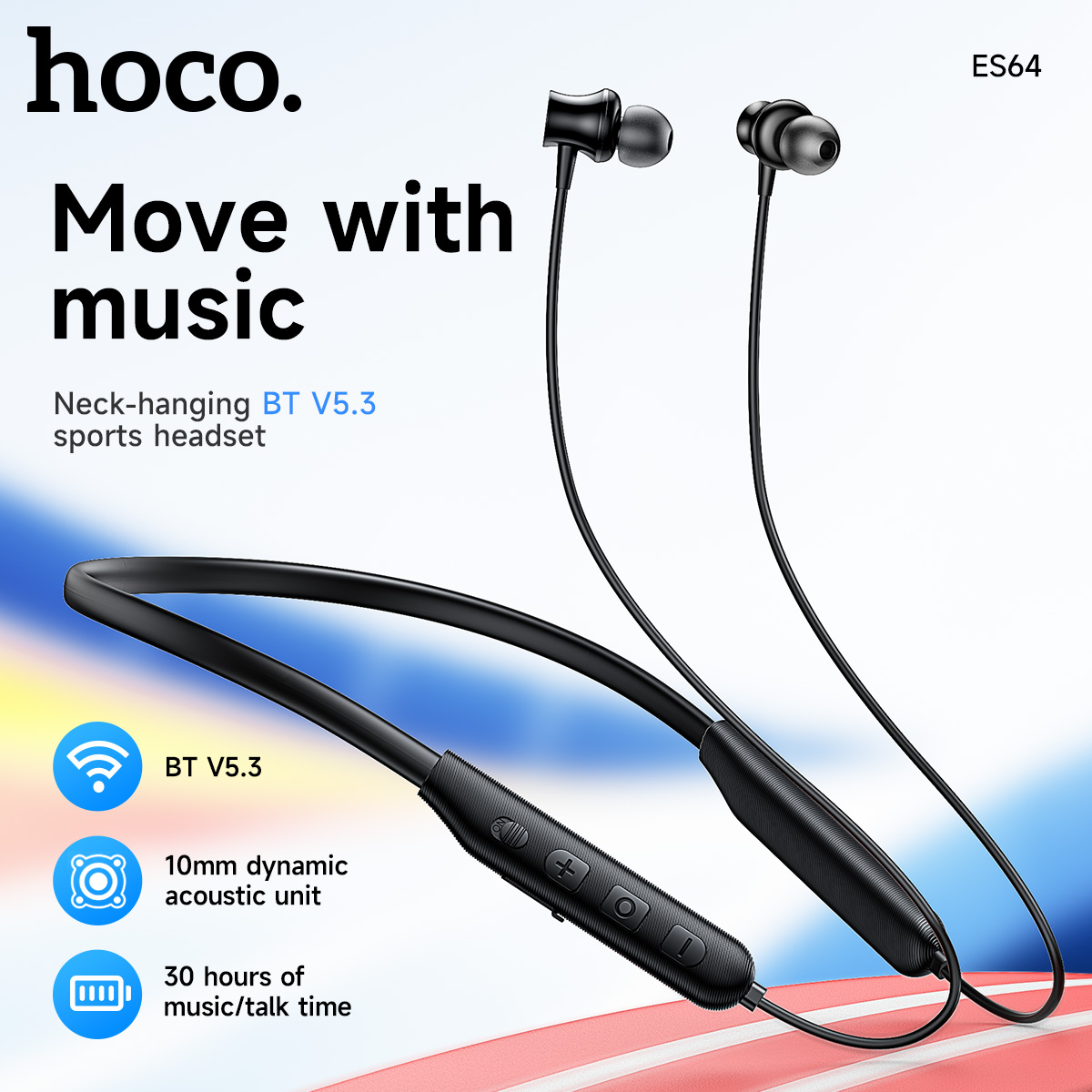 HOCO شريط حول ياقة الملابس سما - مراجعة Magnetic Neckband Sports Earphones وسعره