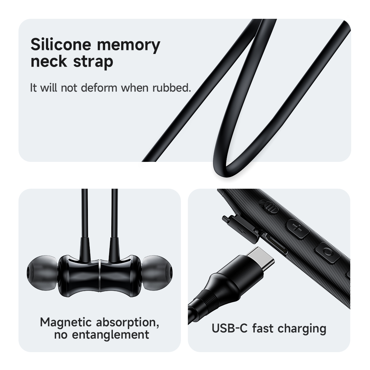 HOCO شريط حول ياقة الملابس سما - مراجعة Magnetic Neckband Sports Earphones وسعره