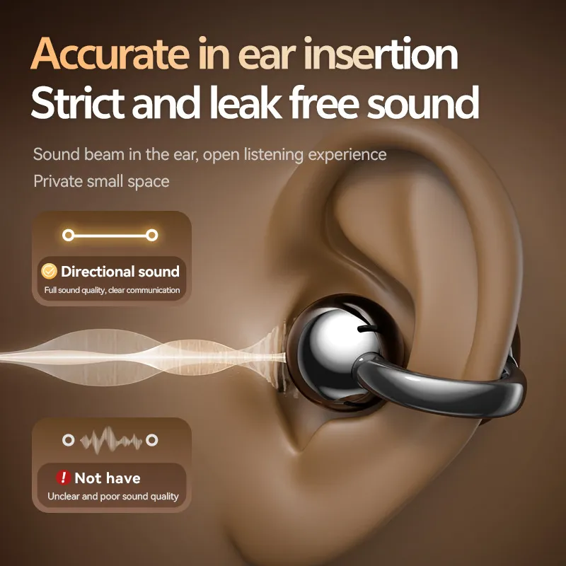 سماعات بلوتوث لاسلكية بمشبك لل - مراجعة Bone Conduction Running Headphones وسعره