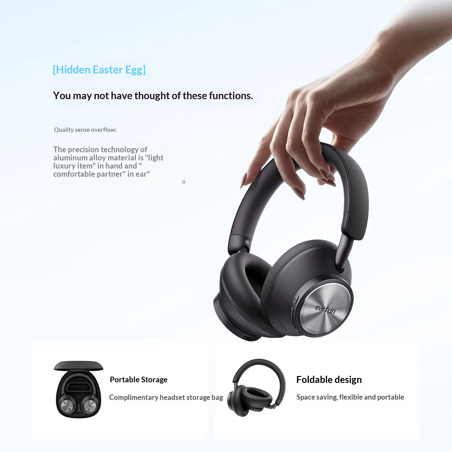 سماعات رأس EarFun Wave Pro X ا - مراجعة Anc Wireless Over Ear Headphones وسعره