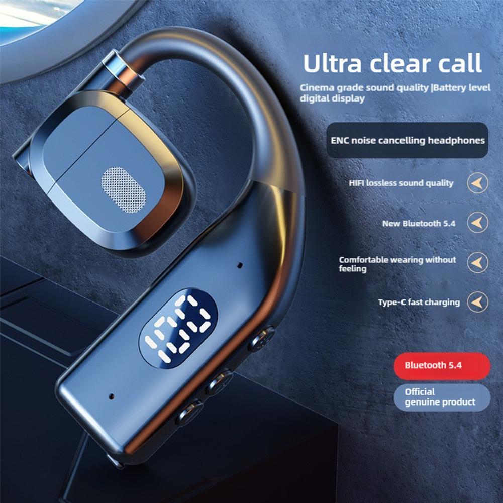 سماعات أذن لاسلكية بتقنية البل - مراجعة Bone Conduction Running Headphones وسعره