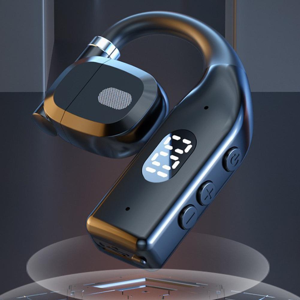 سماعات أذن لاسلكية بتقنية البل - مراجعة Bone Conduction Running Headphones وسعره