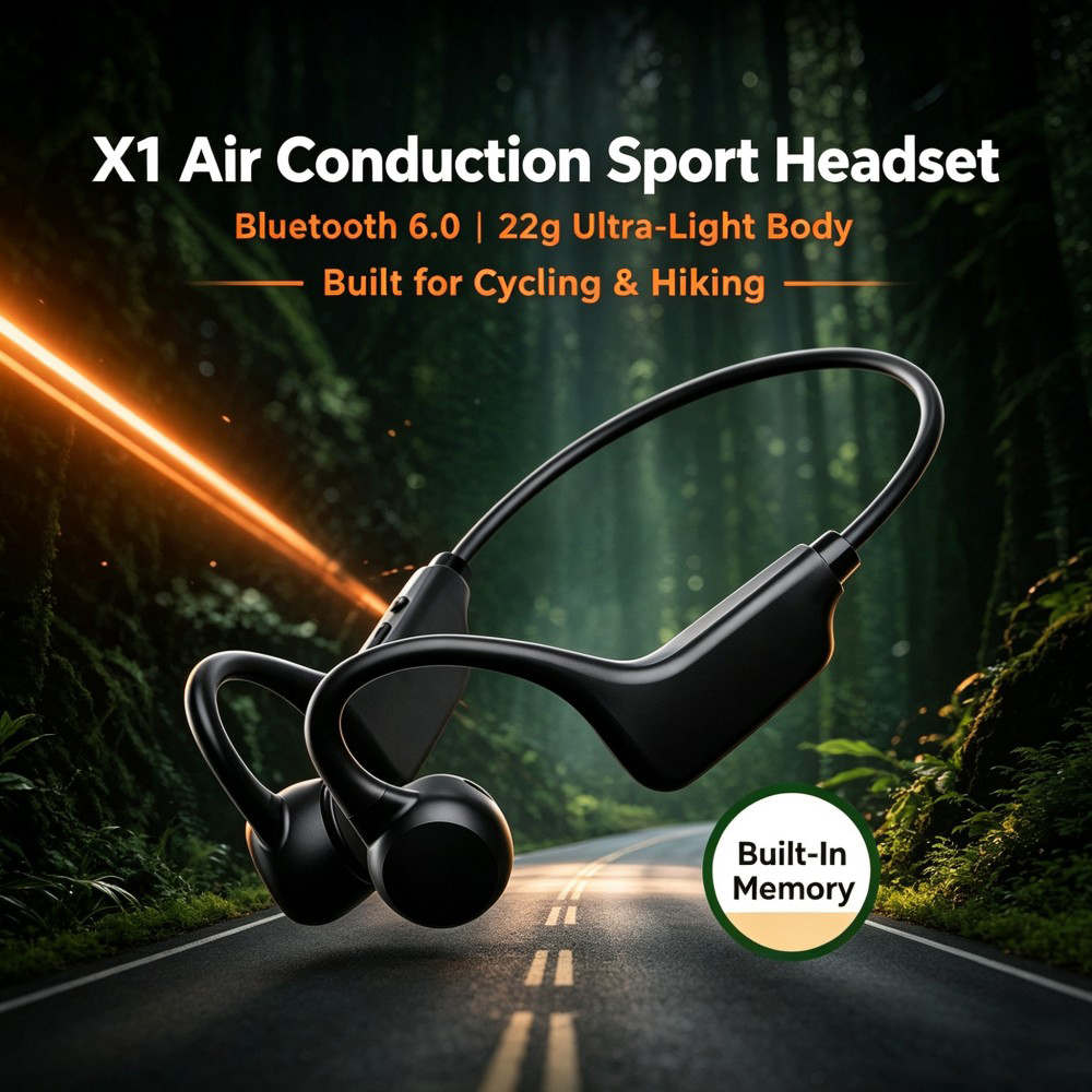 سماعات أذن رياضية بتقنية البلو - مراجعة Bone Conduction Running Headphones وسعره