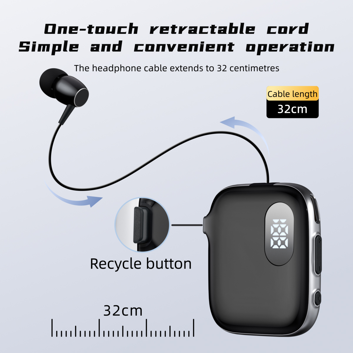 سماعة بلوتوث بمشبك للملابس مع  - مراجعة Type C Wired Earphones With Mic وسعره