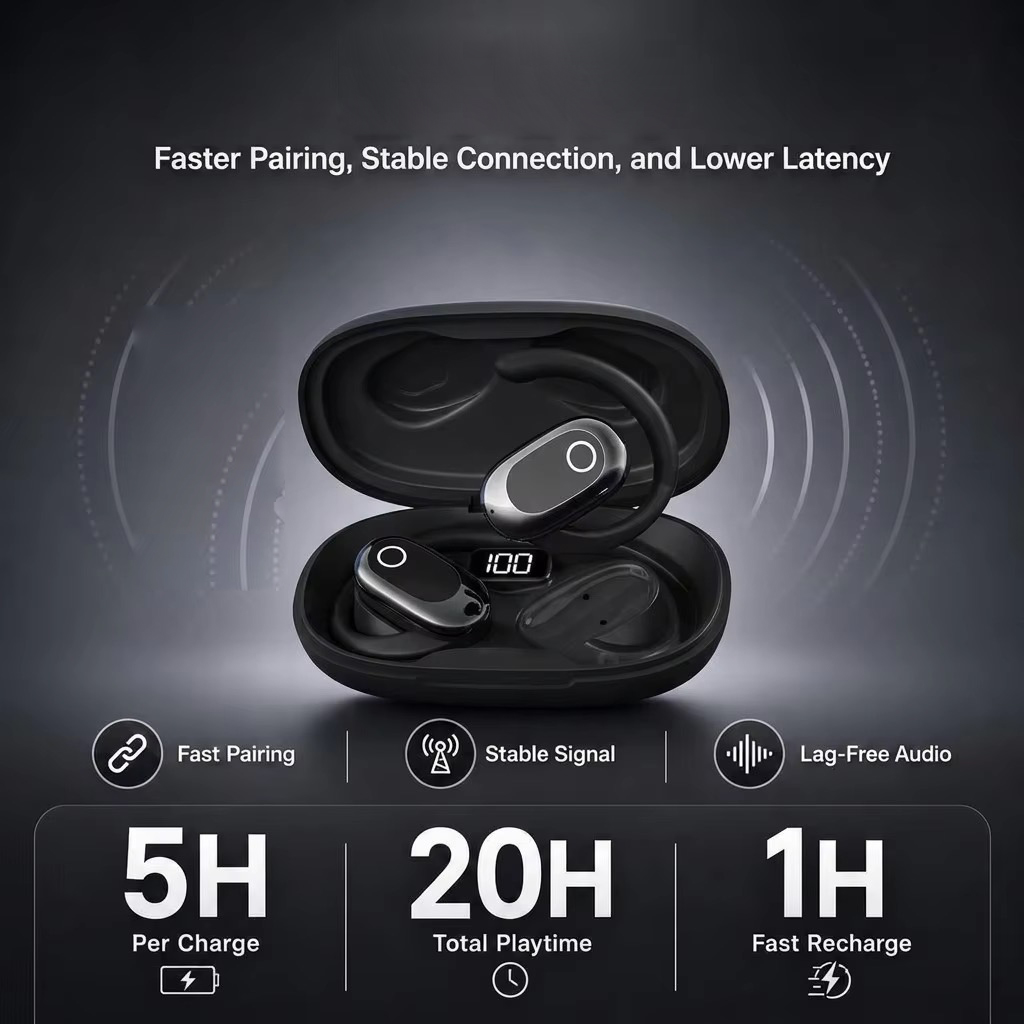 سماعات أذن مفتوحة وسماعة رأس ل - مراجعة Bone Conduction Running Headphones وسعره